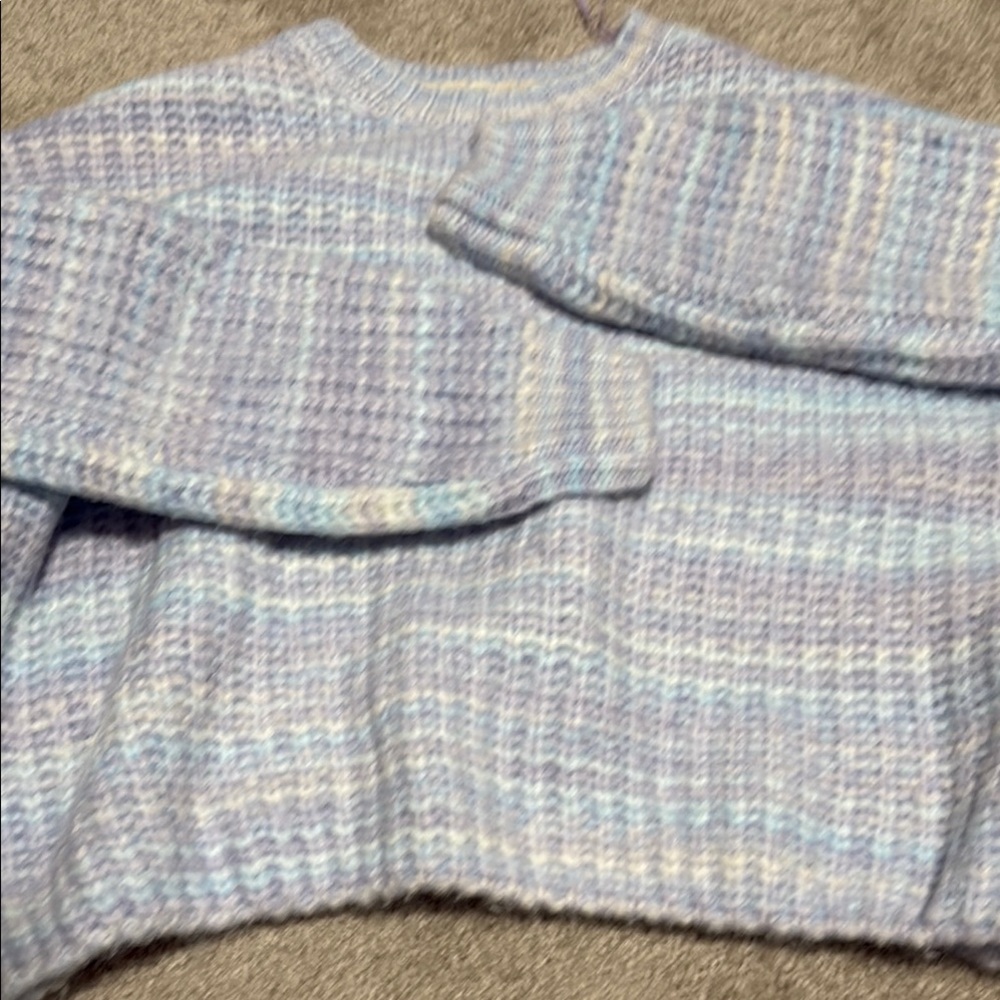 Jessica Simpson Sweater Knit CrewNeck Relaxed Fit Top - Picture 6 of 7